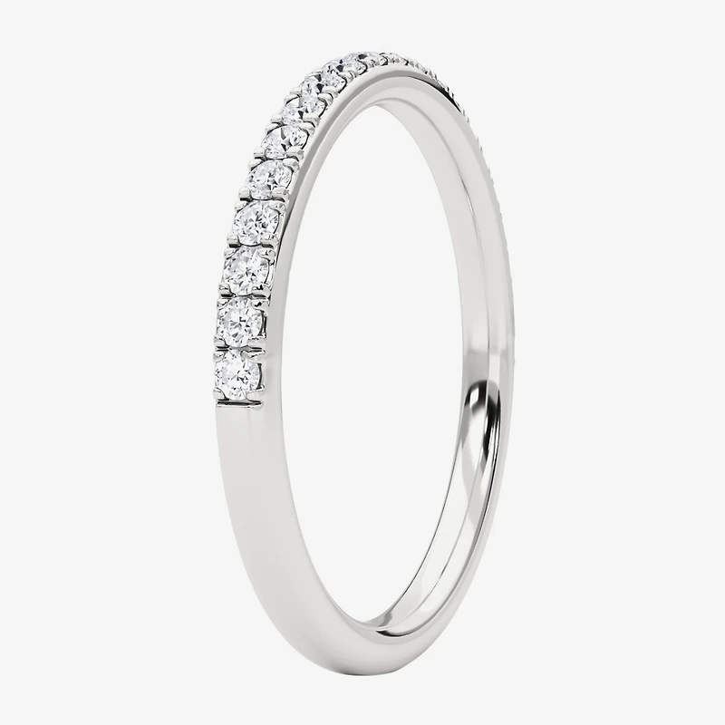 Grown Gorgeous (F,Vs2) Womens 1/4 CT. T.W. Lab White Diamond 14K Gold Wedding Band