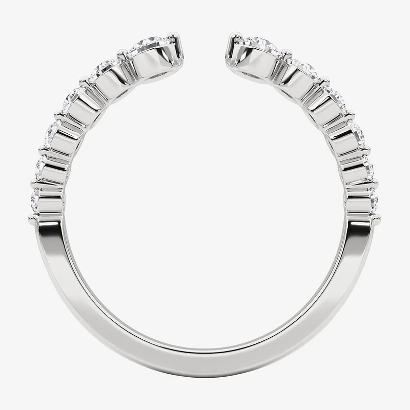 Grown Gorgeous Womens 1/2 CT. T.W. Lab White Diamond 14K Gold Anniversary Band
