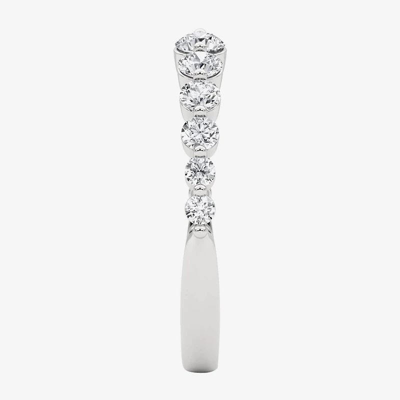 Grown Gorgeous Womens 1/2 CT. T.W. Lab White Diamond 14K Gold Anniversary Band