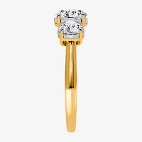 Love Lives Forever (I / Si2) Womens 2 CT. T.W. Lab Grown White Diamond 10K Gold Round 3-Stone Engagement Ring