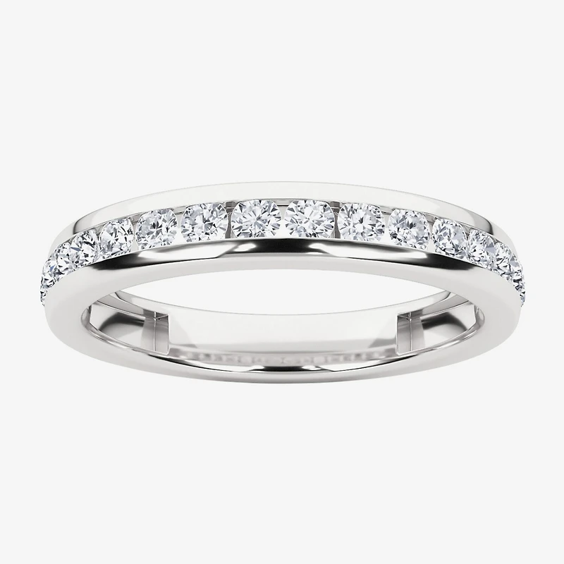 Grown Gorgeous (F, Vs2) Womens 1/2 CT. T.W. Lab White Diamond 14K Gold or Platinum Anniversary Wedding Band