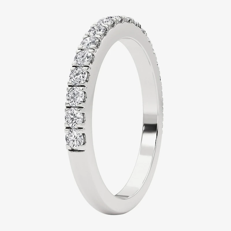 Grown Gorgeous (F, Vs2) Womens 1/2 CT. T.W. Lab White Diamond 14K Gold or Platinum Wedding Band