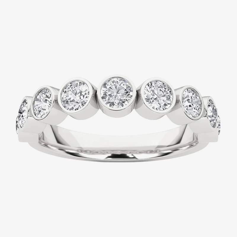 Grown Gorgeous Womens 2.5MM 1 CT. T.W. Lab White Diamond 14K Gold or Platinum Anniversary Wedding Band