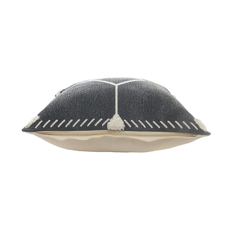 LR Home Lila Diamond Square Decorative Throw Pillow