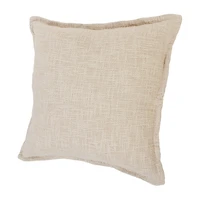 LR Home Molly Solid Square Decorative Throw Pillow