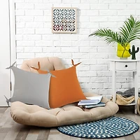LR Home Nyla Casual Square Decorative Throw Pillow
