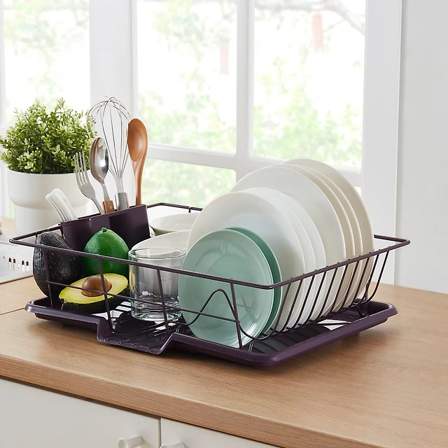 Sweet Home Collection Drainer 3-pc. Utensil Holder