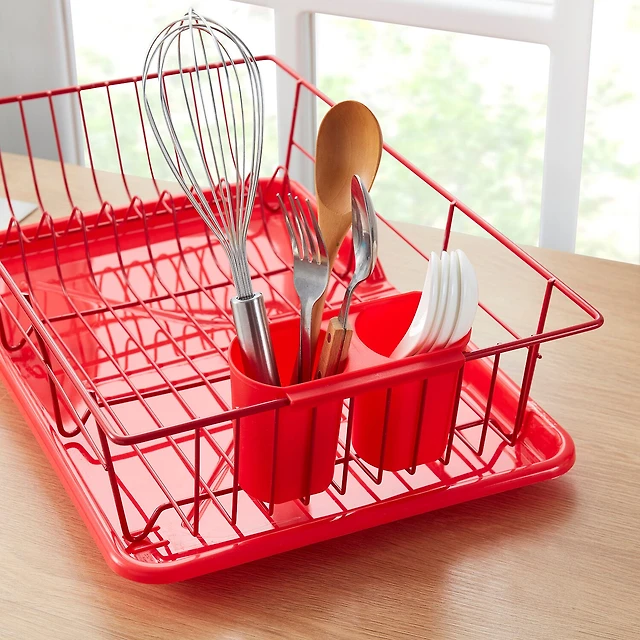 Sweet Home Collection Drainer 3-pc. Utensil Holder