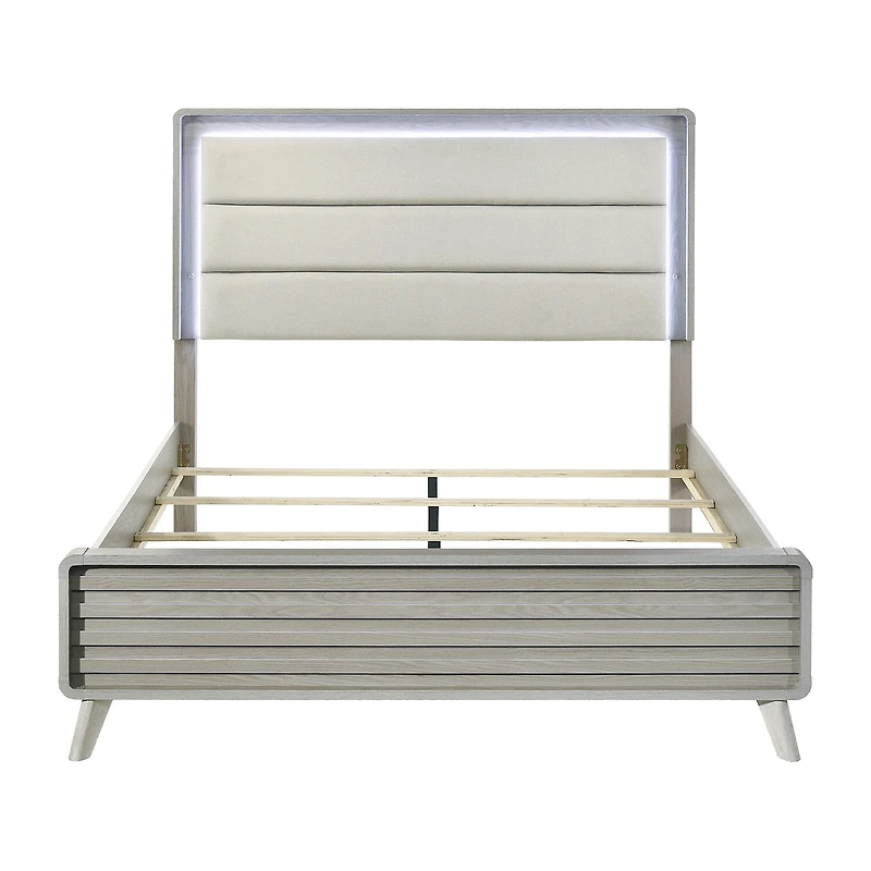 Furniture of America™ Sander Upholstered Rectangular Bed
