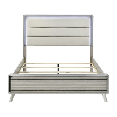 Furniture of America™ Sander Upholstered Rectangular Bed