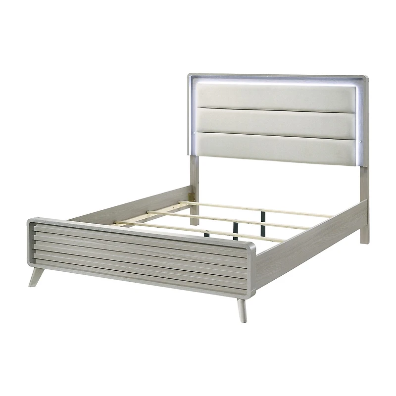 Furniture of America™ Sander Upholstered Rectangular Bed