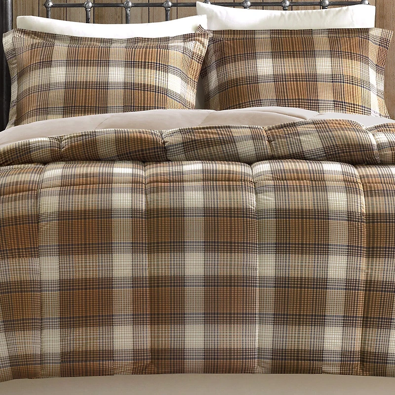 Woolrich Lumberjack Plaid Softspun Down-Alternative Comforter Set