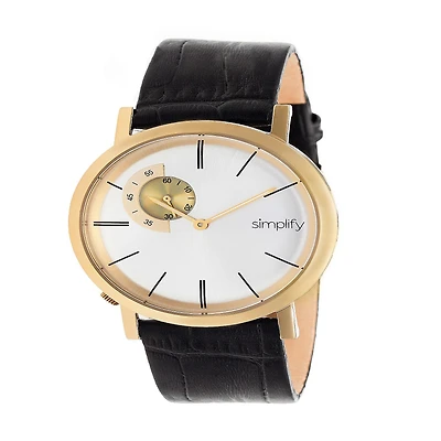 Armitron® Mens Gold-Tone Black Dial Diamond-Accent Watch
