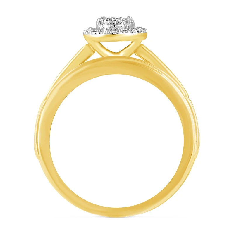 Womens 1/3 CT. T.W. Natural Diamond 10K Gold Band