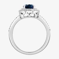Effy Final Call Womens 1/4 CT. T.W. Diamond & Genuine Gemstone 14K White Gold Cocktail Ring