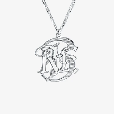 Unisex Adult Sterling Silver 20 Inch Pendant Necklace