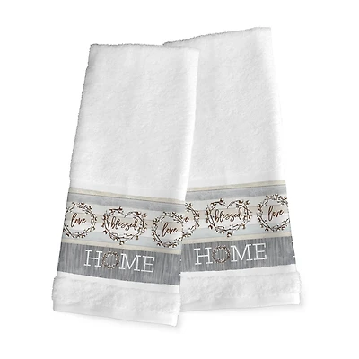 Laural Home Loving 2-pc. Hand Towel