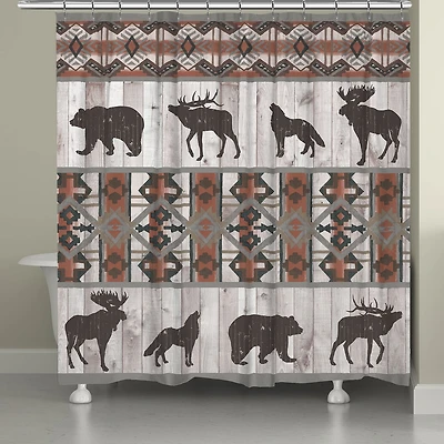Laural Home Southwest Lodge Shower Curtain