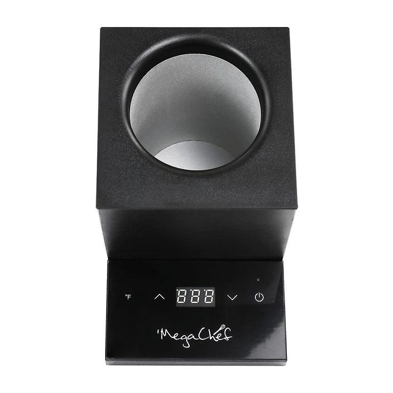 MegaChef Electric Wine Chiller with Digital Display in Black
