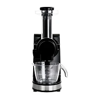 MegaChef Masticating Slow Juicer Extractor with Reverse Function, Cold Press Juicer Machine with Quiet Motor