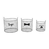 Masterpiece Art Gallery 3-pc. Circle Basket