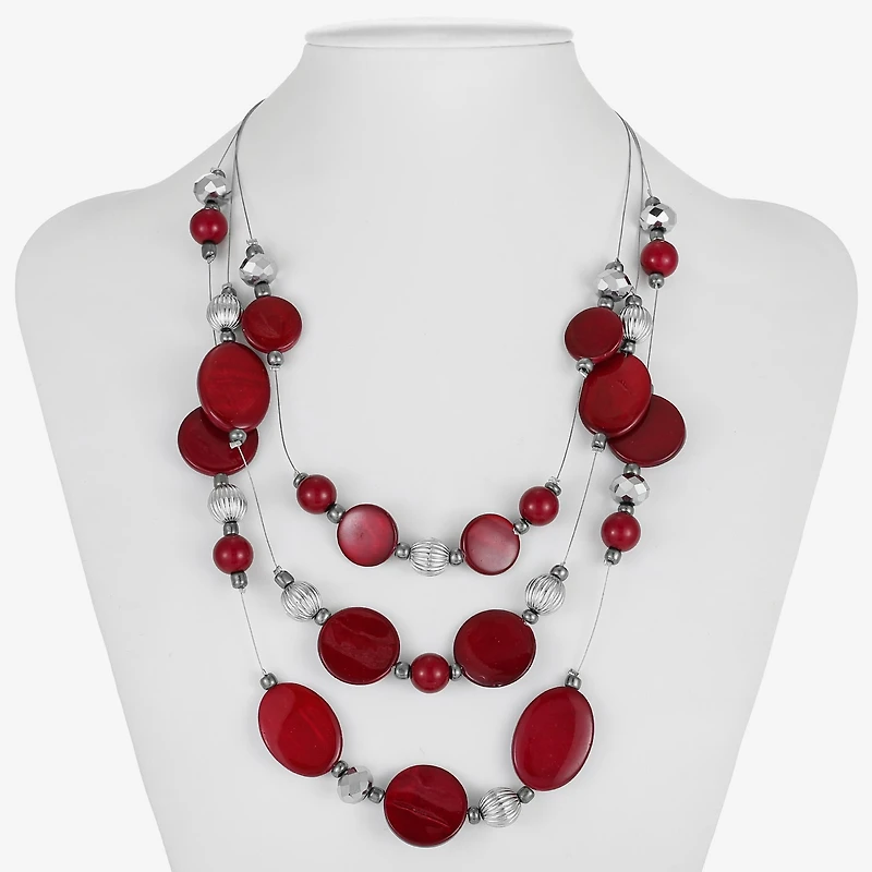 Mixit Silver Tone Womens Jewelry Set
