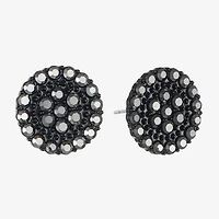 Mixit Black 7.1mm Stud Earrings