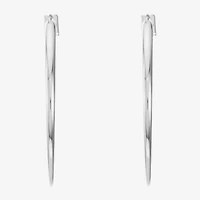 Liz Claiborne Womens 44.5mm Hypoallergenic Hoop Earrings