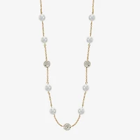 Monet Jewelry Simulated Pearl Collar Necklace