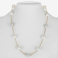 Monet Jewelry Simulated Pearl Collar Necklace