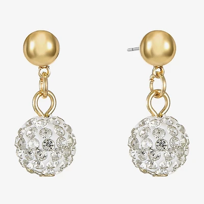 Monet Jewelry Womens Ball Hypoallergenic Drop Earrings