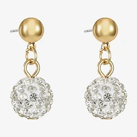 Monet Jewelry Womens Ball Hypoallergenic Drop Earrings