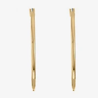 Monet® Gold-Tone Thin Large Hoop Earrings