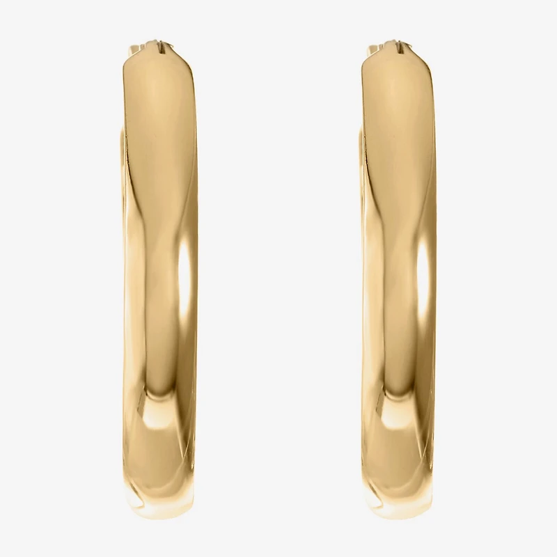 Monet® Gold-Tone Medium Hoop Earrings
