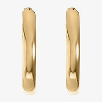 Monet® Gold-Tone Medium Hoop Earrings