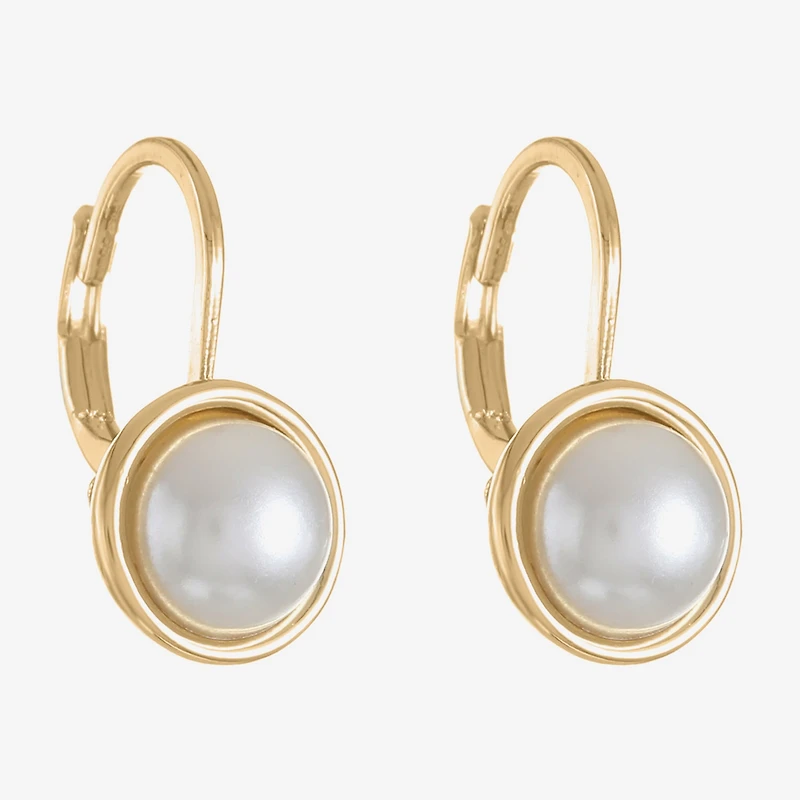 Monet Jewelry Womens Simulated Pearl Drop Earrings