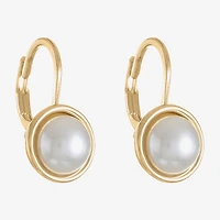 Monet Jewelry Womens Simulated Pearl Drop Earrings