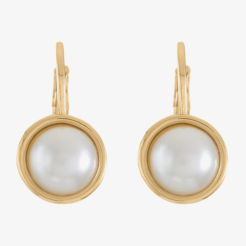 Monet Jewelry Womens Simulated Pearl Drop Earrings