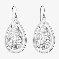 Liz Claiborne® Teardrop Drop Earrings