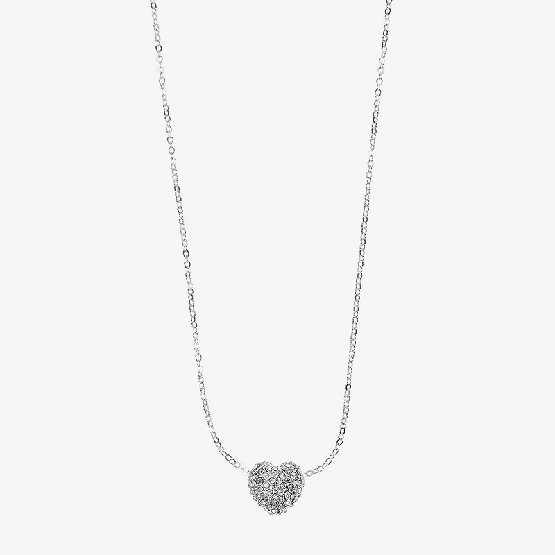 Monet Jewelry Timeless Silver Tone Womens 18 Inch Pendant Necklace