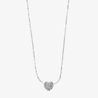 Monet Jewelry Timeless Silver Tone Womens 18 Inch Pendant Necklace