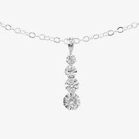 Monet Jewelry Timeless Silver Tone Womens Inch Pendant Necklace