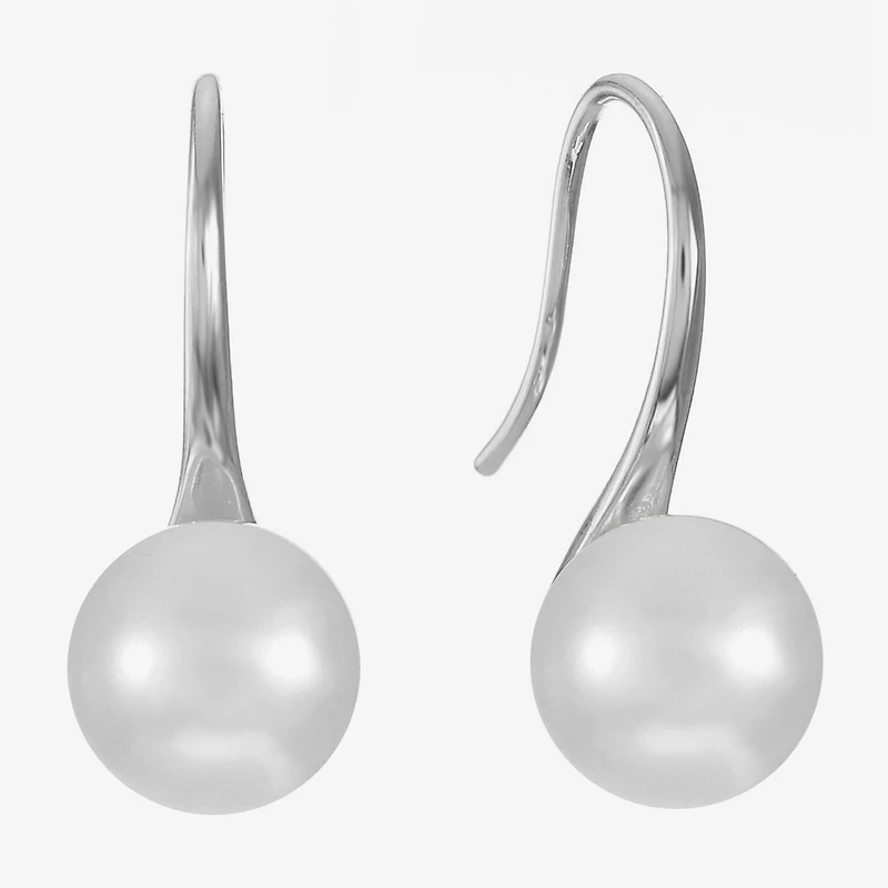 Monet Jewelry Timeless Womens Simulated Pearl Drop Earrings