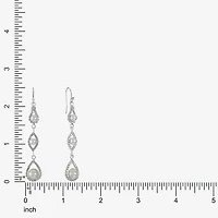 Monet Jewelry Timeless Womens Simulated Pearl Drop Earrings