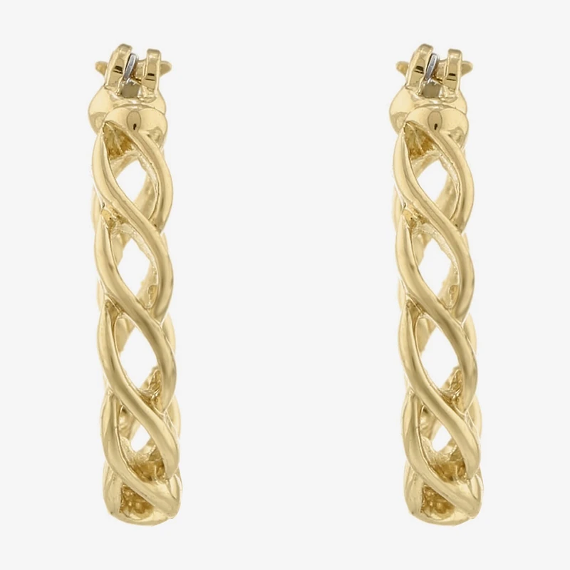 Liz Claiborne Womens 20.1mm Hypoallergenic Hoop Earrings