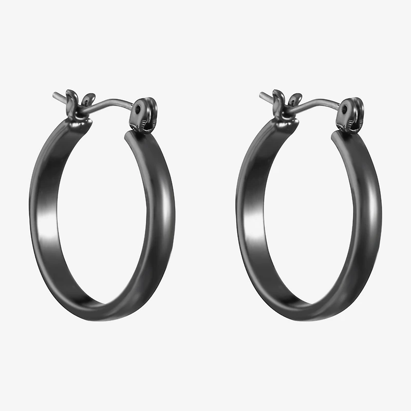 Liz Claiborne Small Thin Womens 22mm Hypoallergenic Hoop Earrings