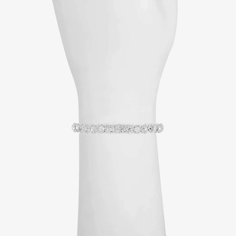 Monet Jewelry Timeless Silver Tone Womens Bangle Bracelet