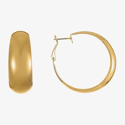 Liz Claiborne Womens 39.1mm Hypoallergenic Hoop Earrings