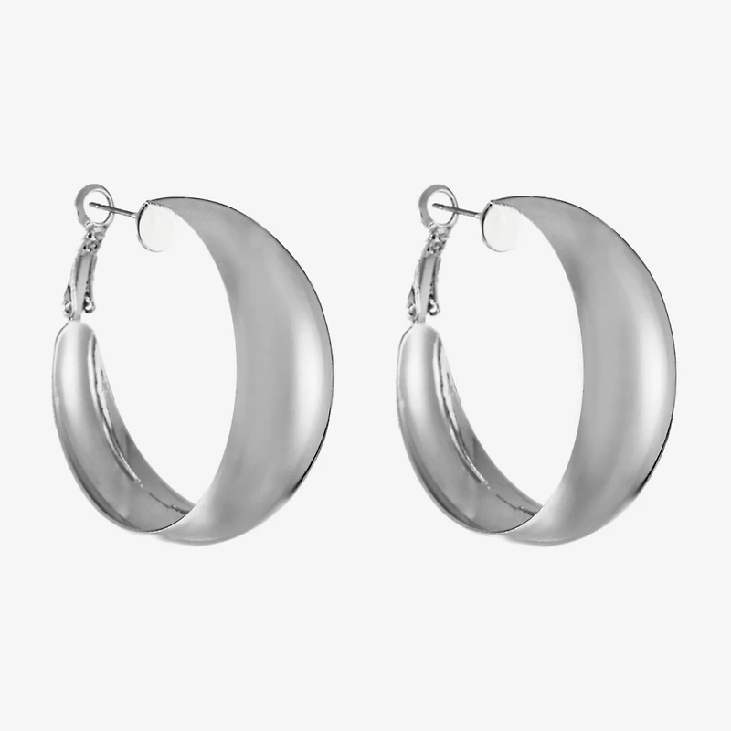Liz Claiborne Womens 39.1mm Hypoallergenic Hoop Earrings