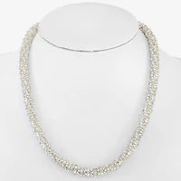 Monet Jewelry Womens Orange 18 Inch Collar Necklace